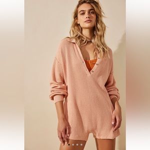Free People Picnic Sweater Romper
